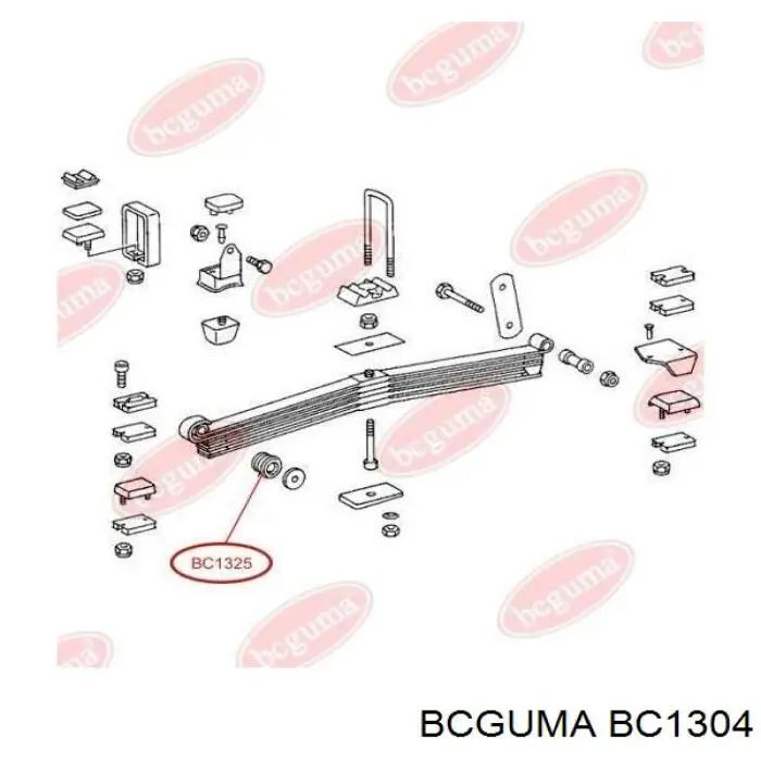 Silentblock amortyzatora tylnego Bcguma BC1304 cena, od 2,50 USD