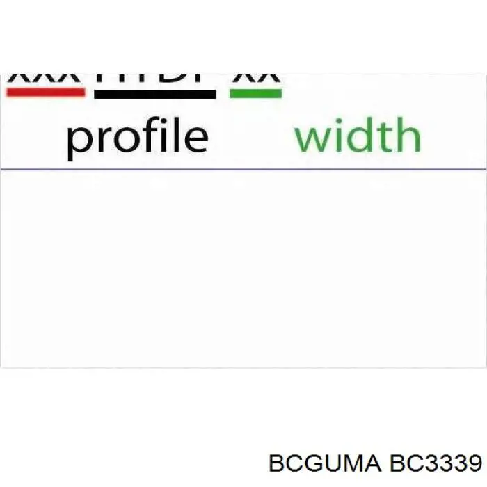 Do koszyka BC3339 Bcguma Czop (zwrotnica) tylny prawy
