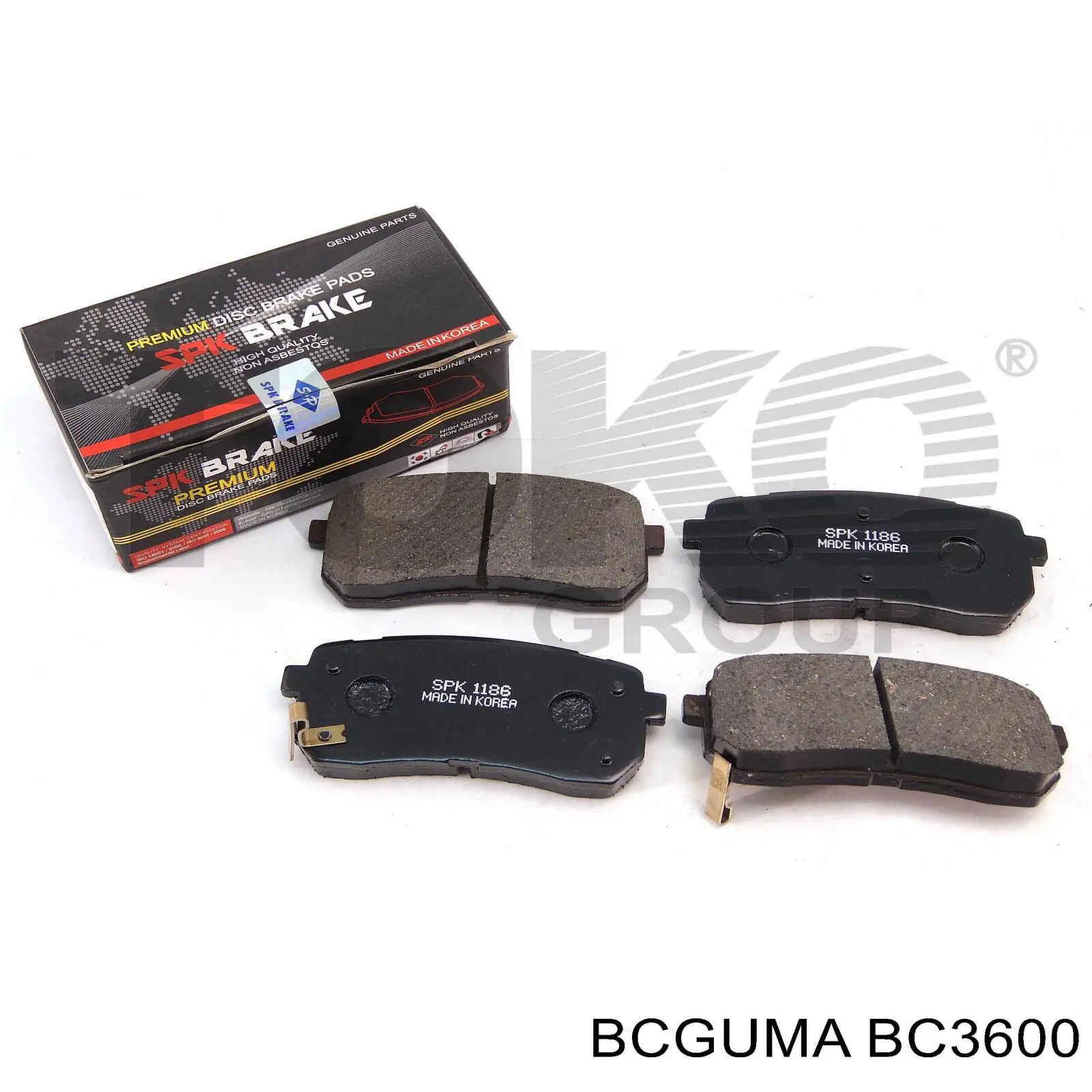 Silentblock przedniego wahacza dolnego Bcguma BC3600