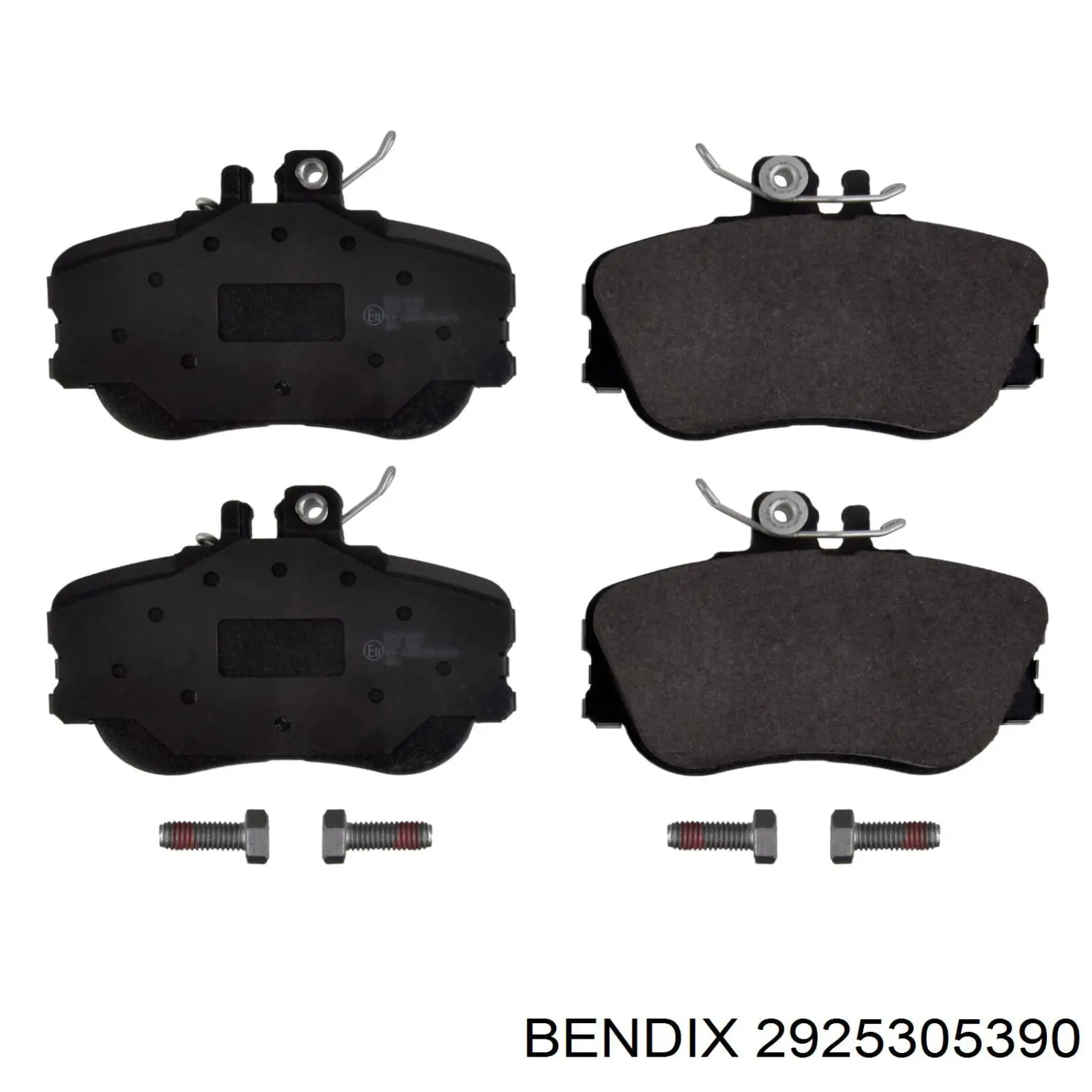 2925305390 Jurid/Bendix Klocki hamulcowe przednie tarczowe