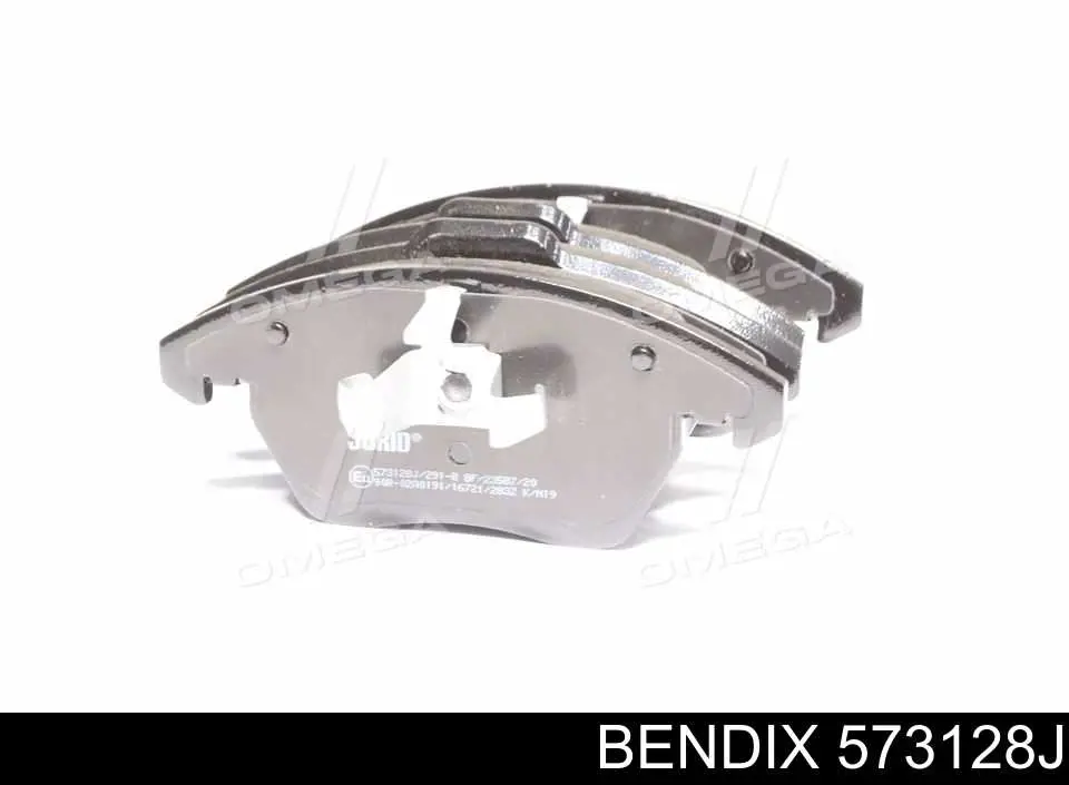 Klocki hamulcowe przednie tarczowe Jurid/Bendix 573128J cena, od 51,75 USD