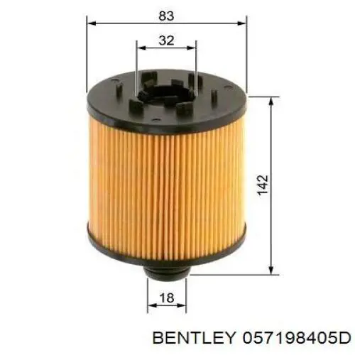 ADBP210071 Blue Print Filtr oleju