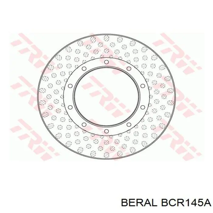 BCR145A Beral Tarcza hamulcowa przednia