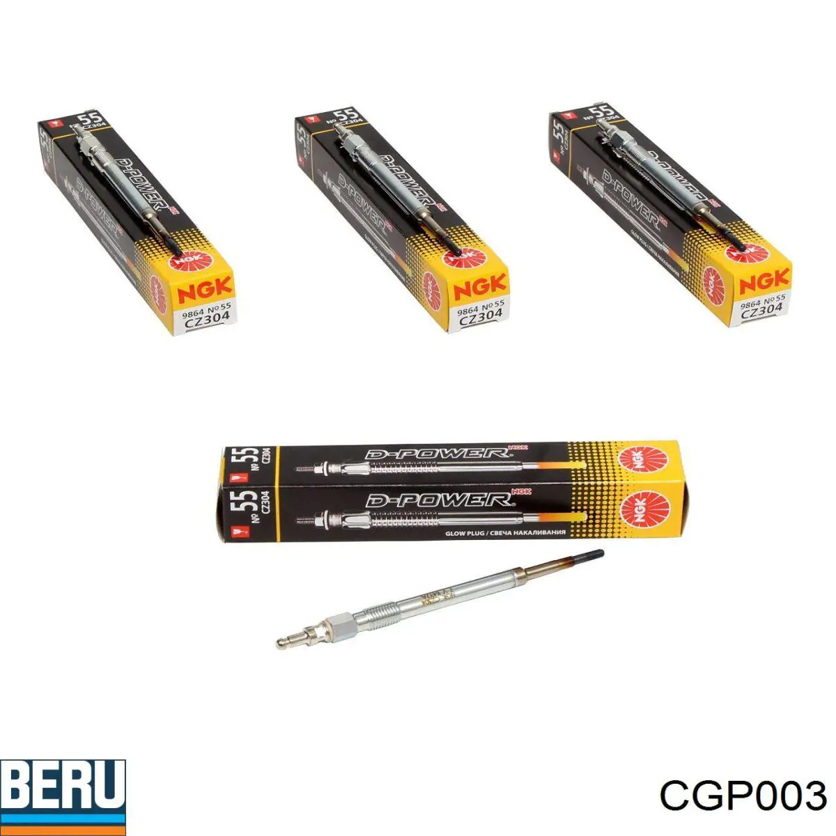 Świeca żarowa CGP003 Beru
