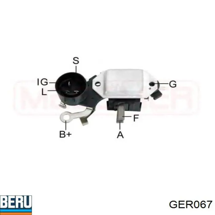 Do koszyka 233893 Cargo Regulator alternatora (przekaźnik ładowania)