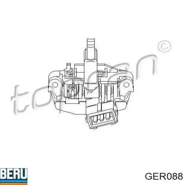 Regulator alternatora (przekaźnik ładowania) Beru GER088 cena, od 39,68 USD