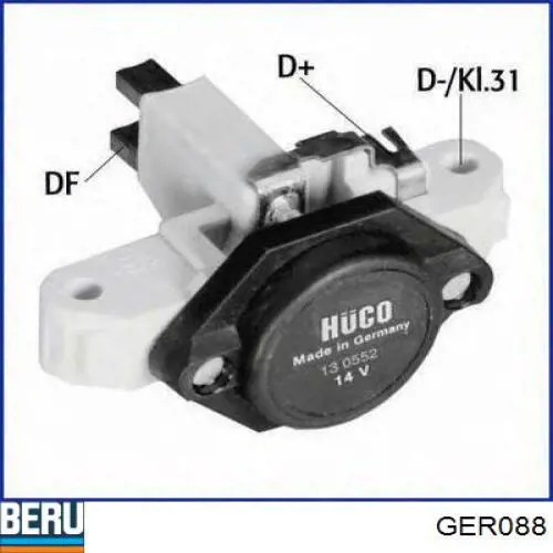 Do koszyka GER088 Beru Regulator alternatora (przekaźnik ładowania)