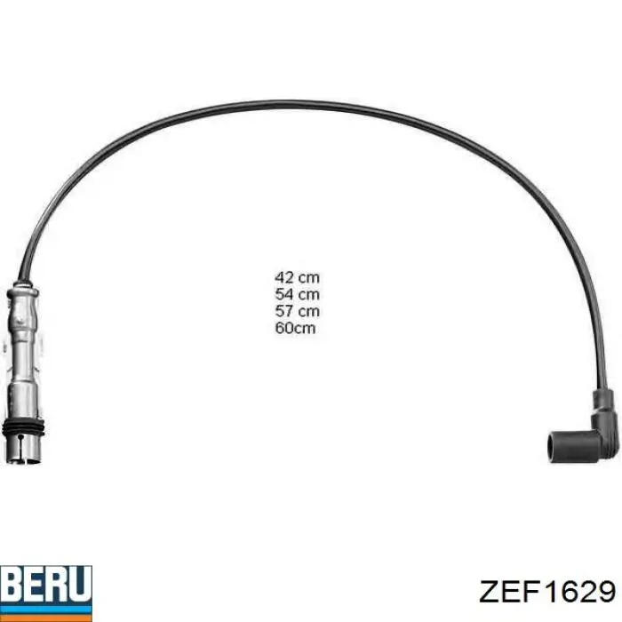 Zestaw przewodów wysokiego napięcia Beru ZEF1629 cena, od 47,98 USD