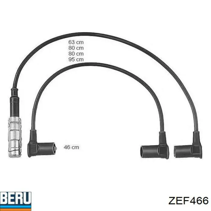 Zestaw przewodów wysokiego napięcia Beru ZEF466 cena, od 54,18 USD