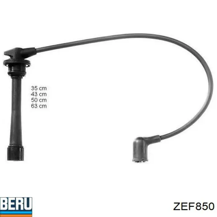 Do koszyka L30502OEM Korea (oem) Zestaw przewodów wysokiego napięcia