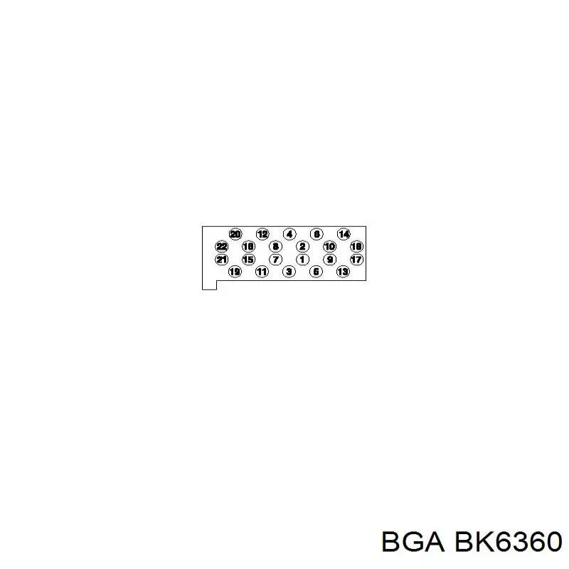 Śruba głowicy cylindrów BGA BK6360 cena, od 39,23 USD