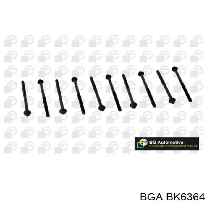 BK6364 BGA Śruba głowicy cylindrów