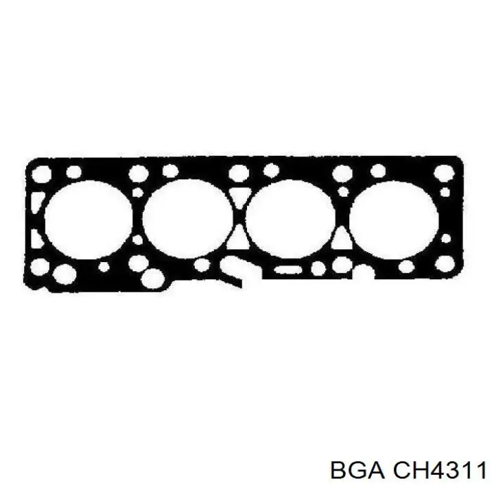 Uszczelka głowicy cylindrów BGA CH4311 cena, od 13,54 USD