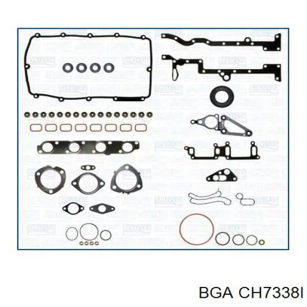 Uszczelka głowicy cylindrów BGA CH7338I cena, od 32,50 USD