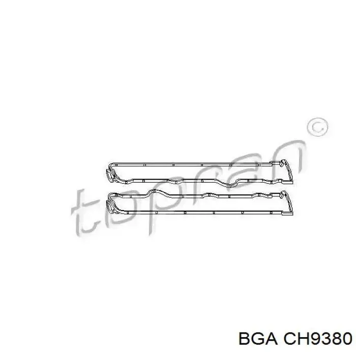 Do koszyka CH9380 BGA Uszczelka głowicy cylindrów