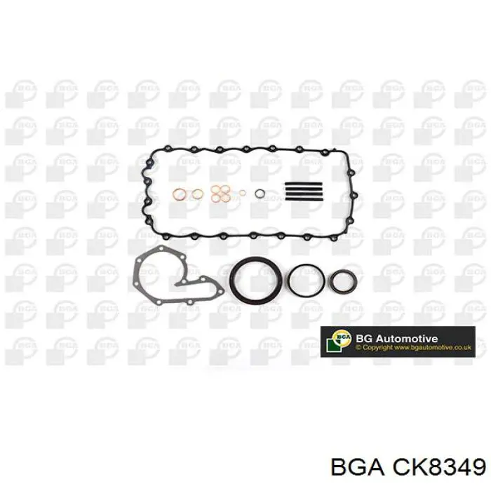 Do koszyka 7701470176 Renault (RVI) Zestaw uszczelek silnika dolny