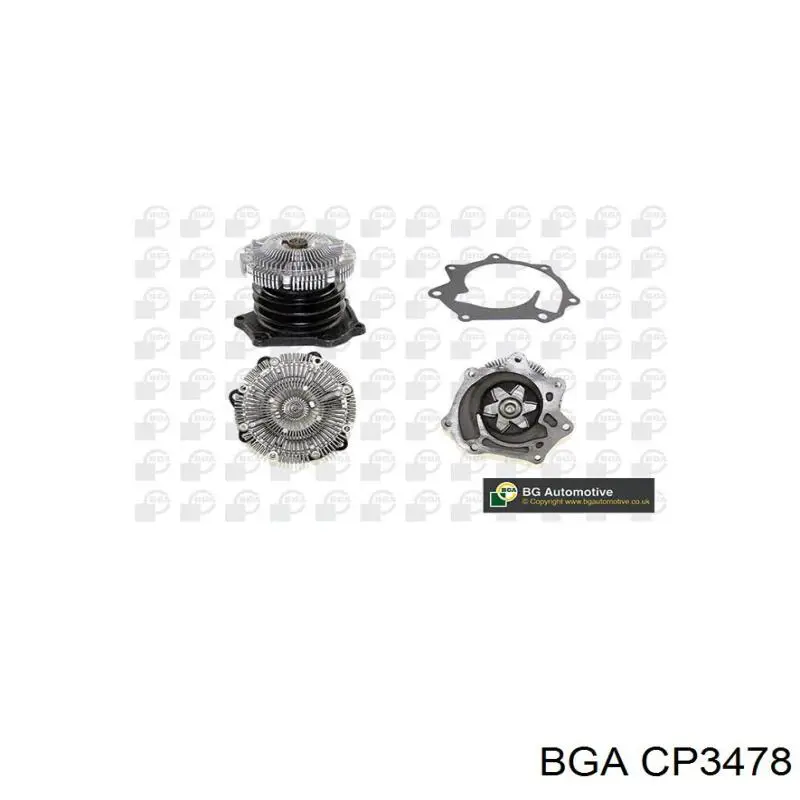 Pompa chłodząca wodna BGA CP3478 cena, od 45,78 USD