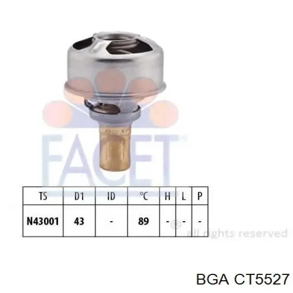 Do koszyka CT5527 BGA Termostat