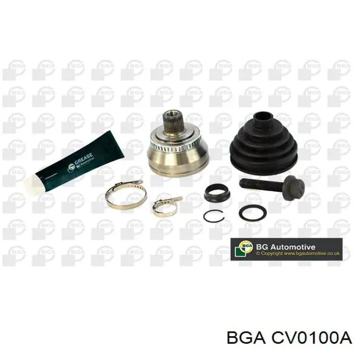 Przegub homokinetyczny przedni zewnętrzny BGA CV0100A cena, od 43,80 USD