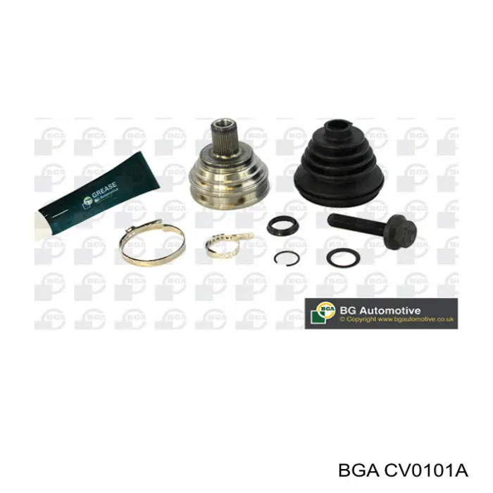 Do koszyka CV0101A BGA Przegub homokinetyczny przedni zewnętrzny