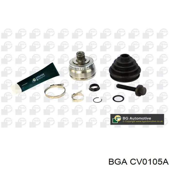 Przegub homokinetyczny przedni zewnętrzny BGA CV0105A cena, od 41,04 USD