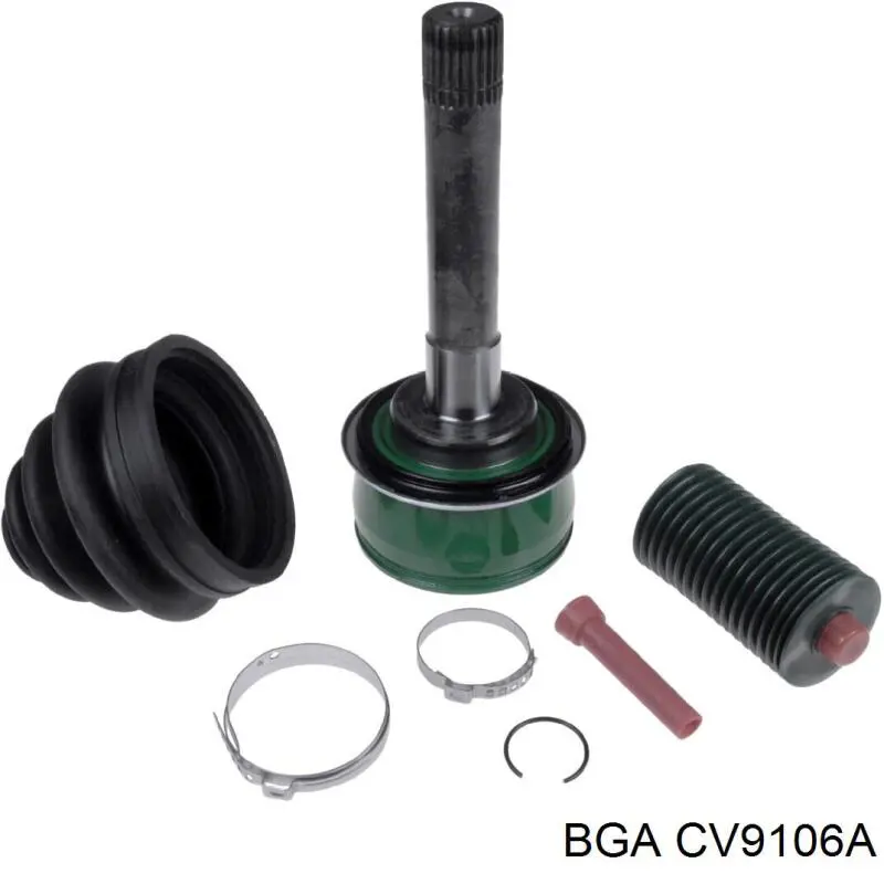 Do koszyka CV9106A BGA Przegub homokinetyczny przedni zewnętrzny