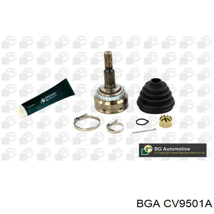 Przegub homokinetyczny przedni zewnętrzny BGA CV9501A cena, od 39,09 USD