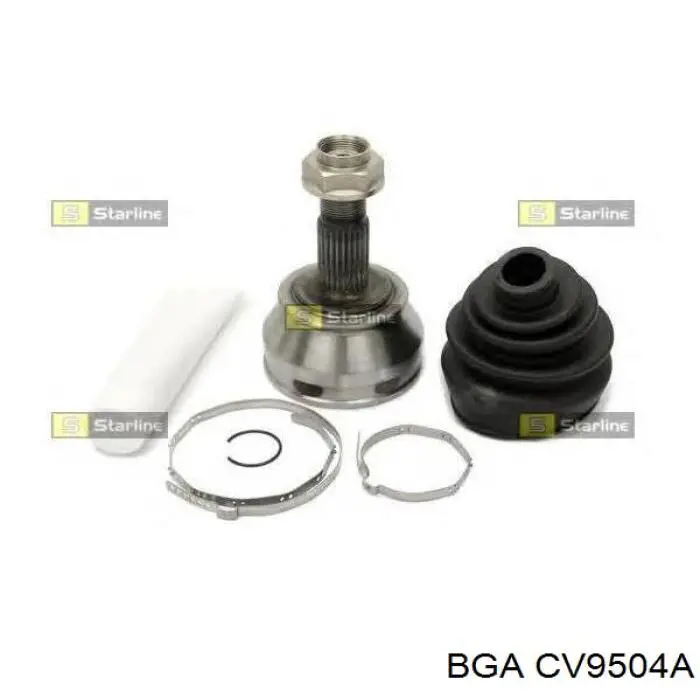 Przegub homokinetyczny przedni zewnętrzny BGA CV9504A cena, od 43,42 USD