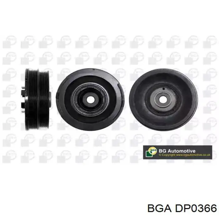 Koło pasowe wału korbowego BGA DP0366 cena, od 118,20 USD