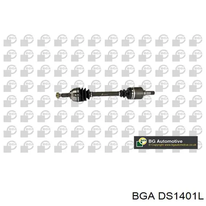 Półoś napędowa przednia lewa BGA DS1401L cena, od 110,03 USD