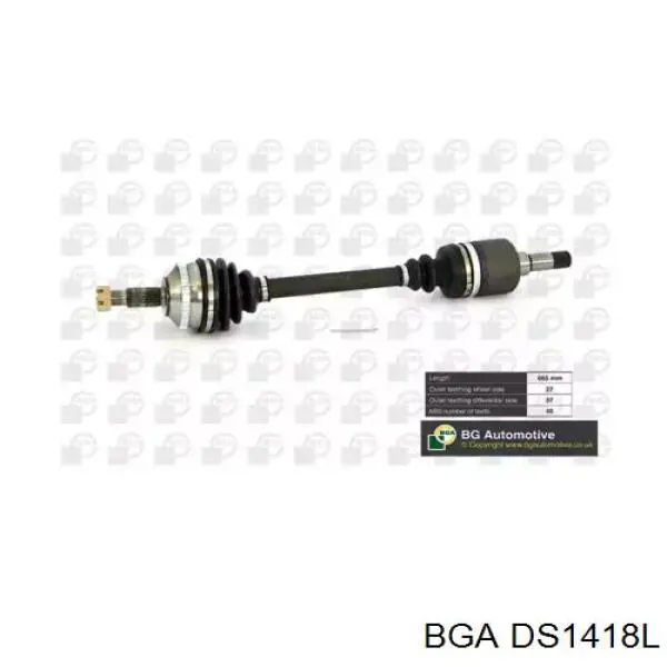 Półoś napędowa przednia lewa BGA DS1418L cena, od 111,97 USD