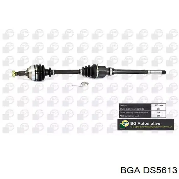 Półoś napędowa przednia BGA DS5613 cena, od 120,93 USD