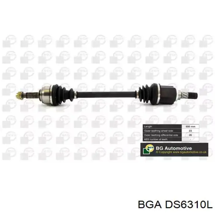 DS6310L BGA Półoś napędowa przednia lewa