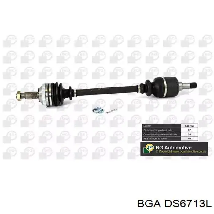 DS6713L BGA Półoś napędowa przednia lewa