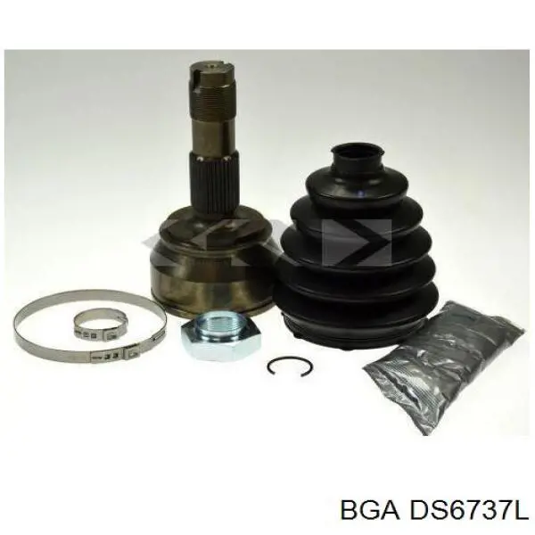 Półoś napędowa przednia lewa BGA DS6737L cena, od 133,25 USD