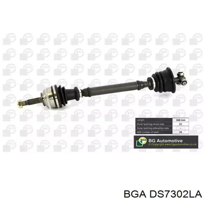 DS7302LA BGA Półoś napędowa przednia lewa