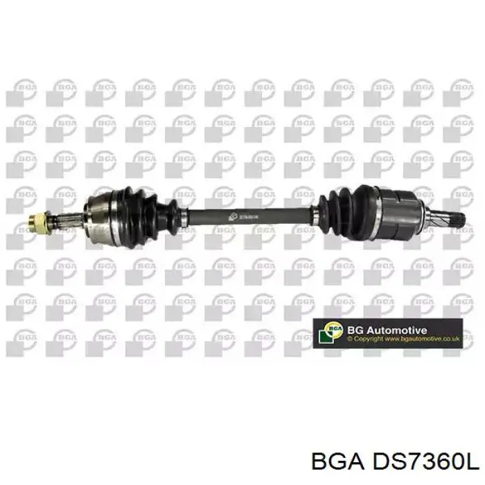 Półoś napędowa przednia lewa BGA DS7360L cena, od 83,00 USD