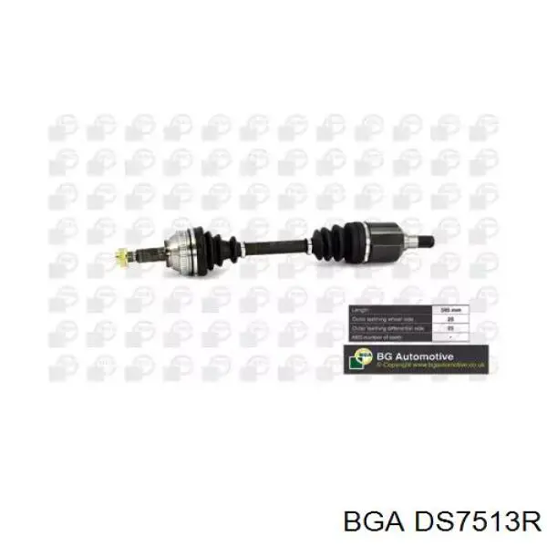 DS7513R BGA Półoś napędowa przednia prawa