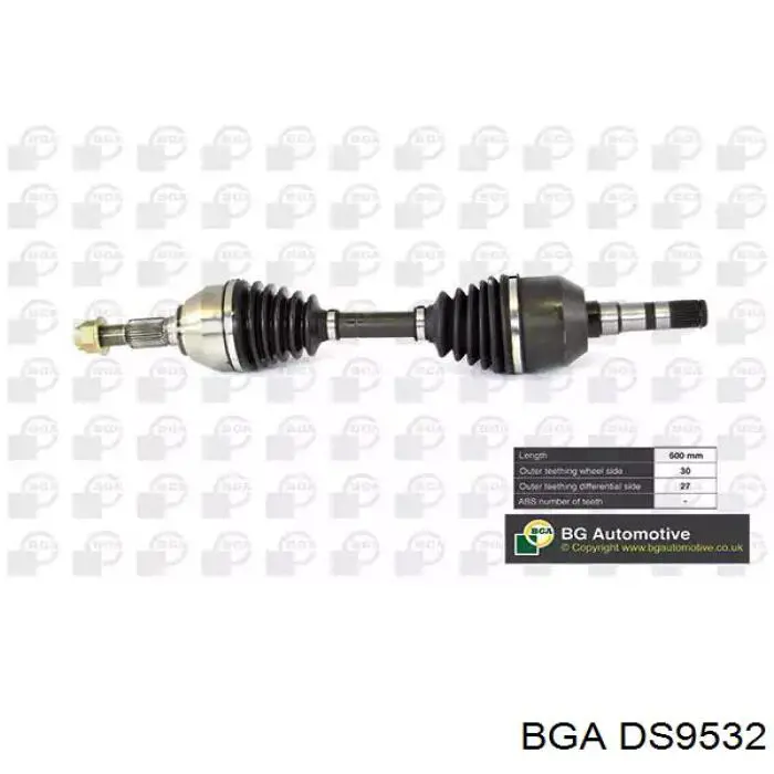 DS9532 BGA Półoś napędowa przednia