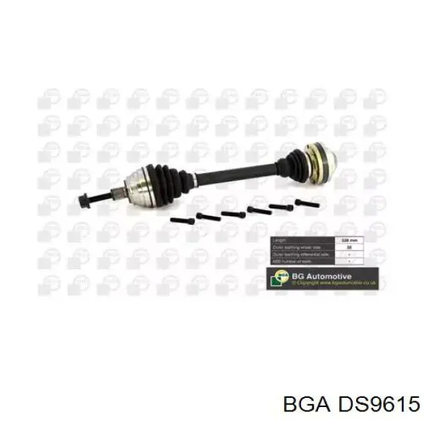 Do koszyka DS9615 BGA Półoś napędowa przednia