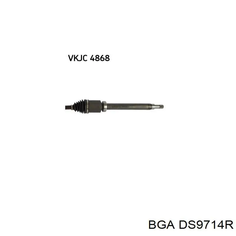 Półoś napędowa przednia prawa BGA DS9714R cena, od 126,59 USD