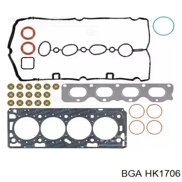 Zestaw uszczelek silnika górny Alfa Romeo 159 (939)