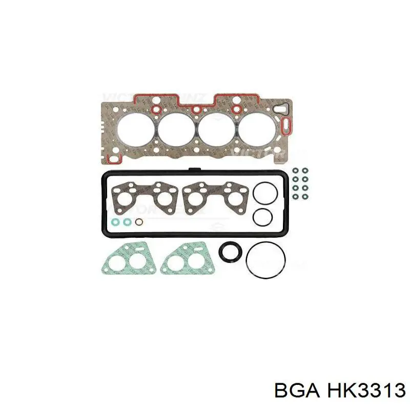 Zestaw uszczelek silnika górny BGA HK3313 cena, od 31,71 USD