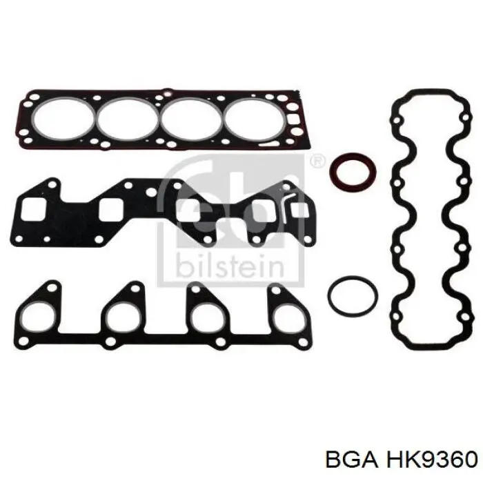 HK9360 BGA zestaw uszczelek silnika górny
