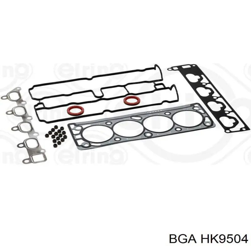 HK9504 BGA zestaw uszczelek silnika górny