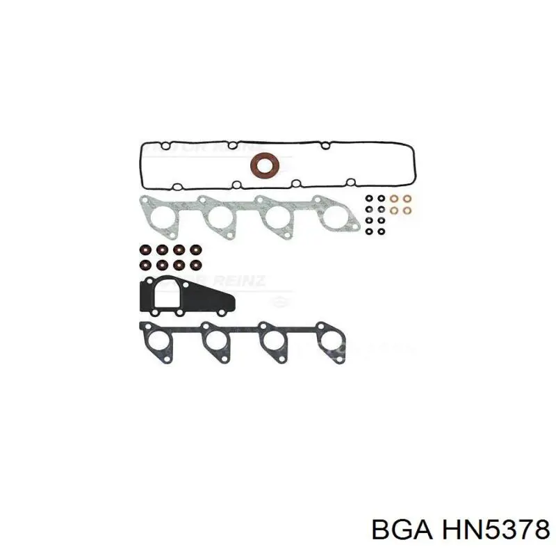 Zestaw uszczelek silnika górny BGA HN5378 cena, od 43,05 USD