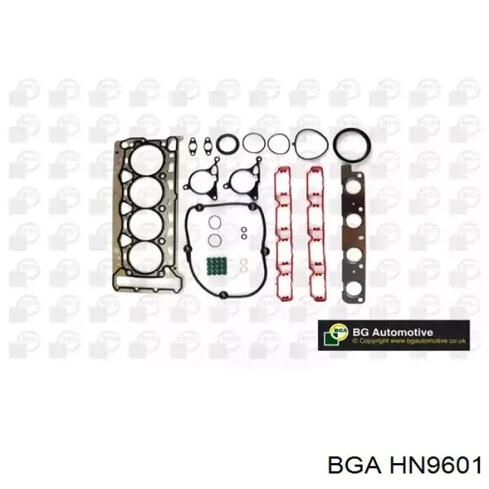 Zestaw uszczelek silnika górny BGA HN9601 cena, od 127,15 USD