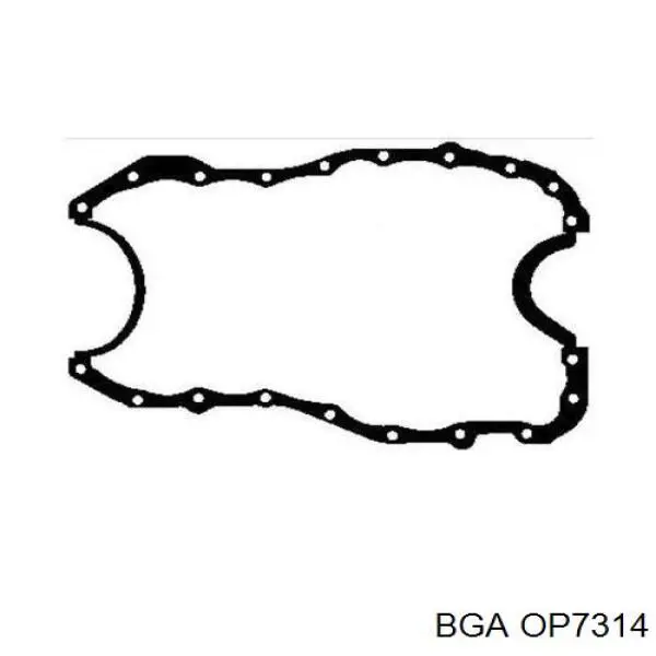 Uszczelka miski olejowej silnika BGA OP7314 cena, od 28,19 USD