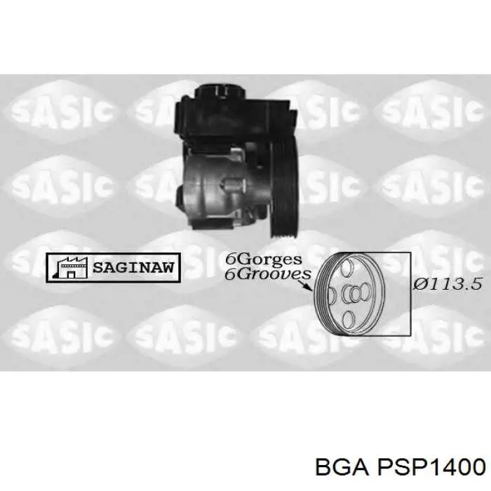Pompa wspomagania hydraulicznego kierownicy BGA PSP1400 cena, od 152,31 USD