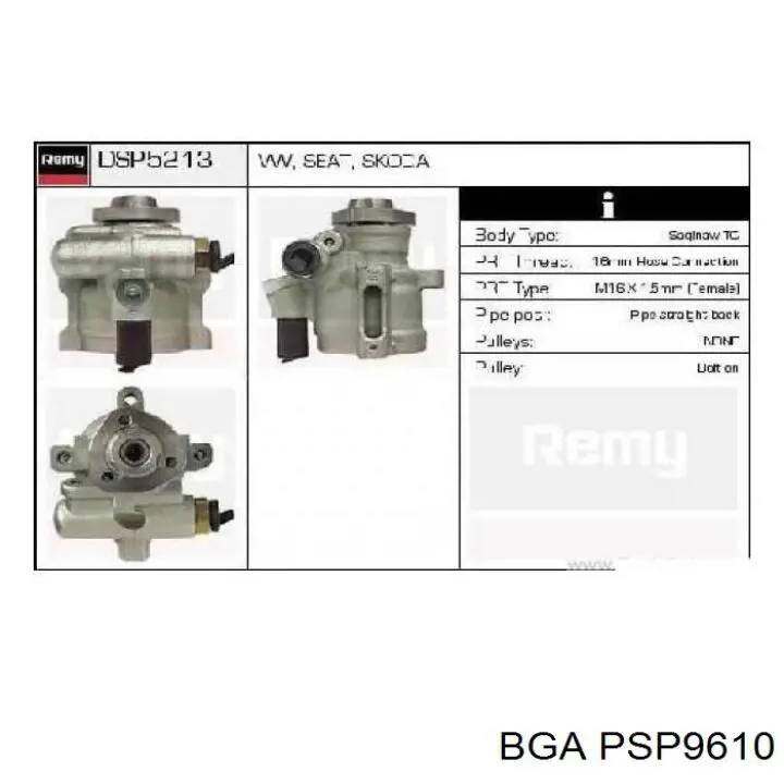 Do koszyka PSP9610 BGA Pompa wspomagania hydraulicznego kierownicy